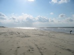 der wunderbare, ausgedehnte Strand